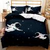 Astronaut Duvet Cover Set Space Bedding Set 3D for Kid Boy Girl Teen Sky Galaxy Themed Polyester Comforter Cover Queen King Size