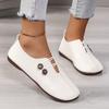 Women's Fashion Solid Color Flat Shoes Lightweight & Comfortable Casual Shoes