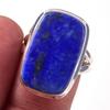 Natural Lapis Lazuli Gemstone Handmade 925 Solid Sterling Silver Ring S.8 C7s68