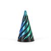 3D Printed Spiral Cone Toy Impossible Pyramid Passthrough Sculpture Pass Through Pyramid Fidget Mini Vortex Thread Illusion