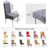 1 Pcs Thick Elastic Chair Seat Cover with Cross Jacquard Polyester Chair Cover Suitable for Hotel Banquet Restaurants