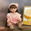 Lifelike 55 Cm Full Silicone Body Reborn Girl Doll Betty 22 Inch Waterproof Simulation Rebirth Doll Kid Shower Toy Good Looking Princess Dress Up Doll