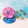 2Pcs Dollhouse Swim Ring Realistic Good Sealing PVC Cute Mini Doll Swimming Ring Miniature Ornament for Gift