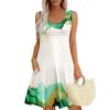 Womens Summer Dresses Loose  Sleeveless Sundresses Dress With Pockets
