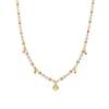Collier - LUXENTER - Ximue - Argent 925 - Or Jaune 18k - Laque Multicolore