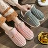 Autumn and Winter Slippers for Women, Couple Bag with Warm and Non Slip, Indoor Home, Fuzzy and Plush, Shoes for Men Wearing Outside