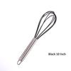 1PC Manual Egg Beater High Quality Stainless Steel Silicone Balloon Whisk Cream Mixer Milk Shake Mixing Stiring Tools 8/10/12 Inch