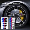 6PCS Car Brake Caliper Sticker Heat Resistant 3D Sticker Decal For BMW M4 M8 5 Series E39 E60 E61 F10 F11 F07 G30 G31 G15 Z4 E89