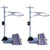 Railway Model Signal Compatible Only with TOMIX On Rail Signal Light Equations Light, Tracks, "Turn Anywhere" (3-6 (yellow/red))