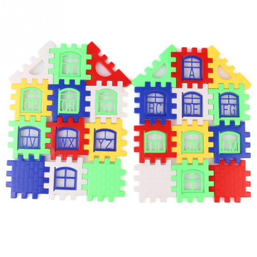 Baby Plastic Gear Sets Kids Plastic Gears Child House Building Blocks Educational Construction Toy
