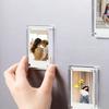 1pcs 3-Inch Photo Frame Magnetic Acrylic Refrigerator Picture Frame Multi-Purpose Magnetic Picture Frame for Photo Paper