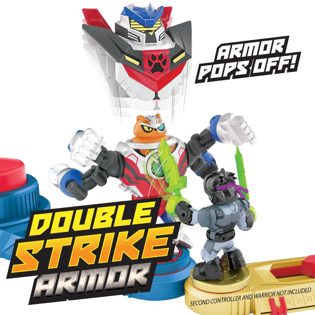 Akedo Ultimate Arcade Warriors Battle Giants Mini Battle Action Figure Ready To Fight Split Strike Atlon V Tonk