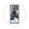 Case for Samsung Galaxy J3 Cat with Purple Glasses
