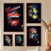 Modern Poster Formel 1 Helme Rennfahrer Legenden Poster Print Fashion Art Cool Racer Room Wall Canvas Painting Room Home Decor