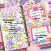 Hand Account Book Set: Cute Loose-Leaf Notebook for Girls & Children