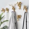 Wall Mounted Hooks Animal Head Rack Coat Caps Wall Hanger Horse Giraffe Elk Elephant Hooks Decorative Decor Bathroom Accessories