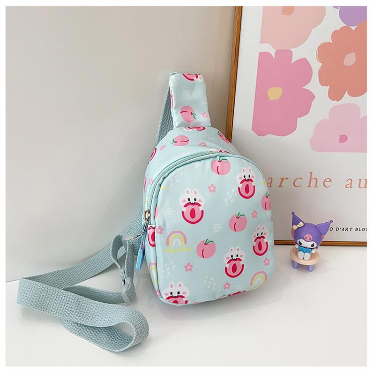 Adorable Bunny Themed Chest Bag Kids Cartoon Shoulder Crossbody Bag Cute Gift