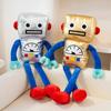 Creative Anime Robot Plush Toys High Quality Stuffed Technology Long Legs Robot Doll Funny Children Room Bed Decor Birthday Gift