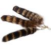 Fox Animal Tail Keychain Performance Props Fur Pendant Diy Accessories Bags Charm Keys Holder Gift For Women Girl