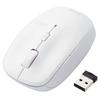 ELECOM Wireless Mouse M-BL21DBKWH, 5 Buttons, 3 Variable Pointer Speeds, White