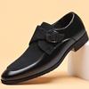 Casual Business Shoes for Men Point Toe Men Dress Buckle Shoes Luxury Men's Wedding Formal Shoes Derby Party Oxford Footwear
