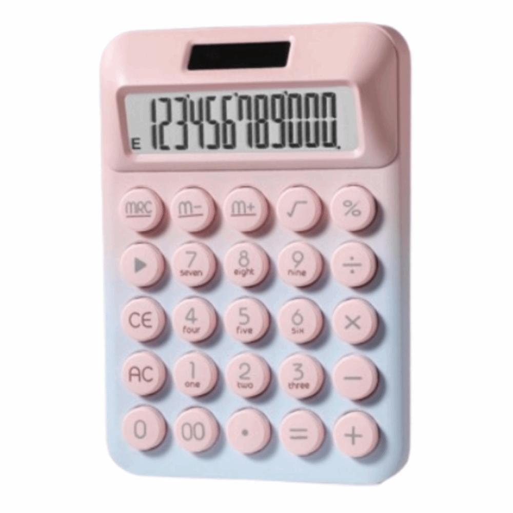 High-value Solar Desktop Calculator Candy Color Finance Calculator Financial Institution