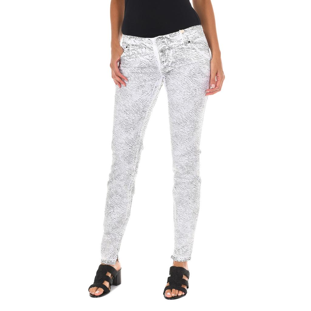 Women's Long Trousers with Slim Fit Hems 70DBF0585-R216