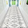 Modern Luxury Abstract Hallway Carpet Non-slip Corridor Aisle Runner Home Living Room Decor Stairway Rug Kitchen Floor Mat