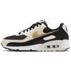 New Air Max 90 Black Metallic Gold Summit White Women's DB9578-001