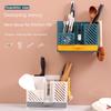 Wall-Mounted Chopstick Holder Draining Chopstick Cage Kitchen Utensil Organizer Cutlery Storage