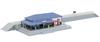 Rokuhan Z Gauge Station Building Blue S047-1 Set,