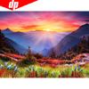 Diamond Embroidery Scenic Sunrise Mosaic Diamond Painting Rhinestone Full Round Cross Stitch