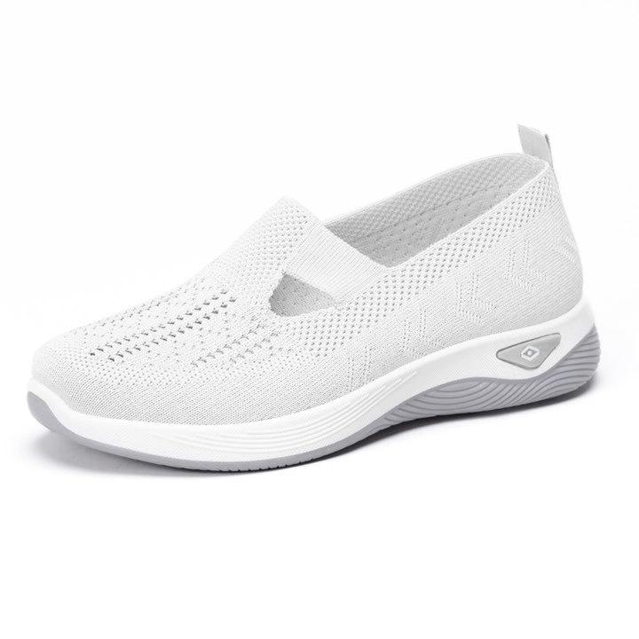 Shoes Women's Large-size Women's Shoes with Soft Soles Pedal Mother Shoes, Mesh Breathable Cloth Shoes KT