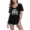 Women's Novelty T-Shirt Gym Hair Don't Care - Funny Quote