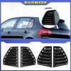 For VW Golf 5 MK5 2003-2010 Car Rear Triangle Blinds Louvers Cover Protector Stickers ABS Plastic Rear Glass Window Shutter