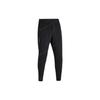 Solid Color Drawstring Elastic Straight-Leg Sports Pants Men Bottoms Black 1374226-001