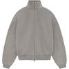 Essentials Zip Up Jacket Heather Grey Women Outerwear 192SU245091FW