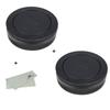 JJC Canon Mount Rear Lens Caps and Body Caps for Canon EOS Kiss Kiss EOS M6 Mark EOS and Other Canon Mount Cameras and Lenses EF-M (2 Pairs) M2, M,