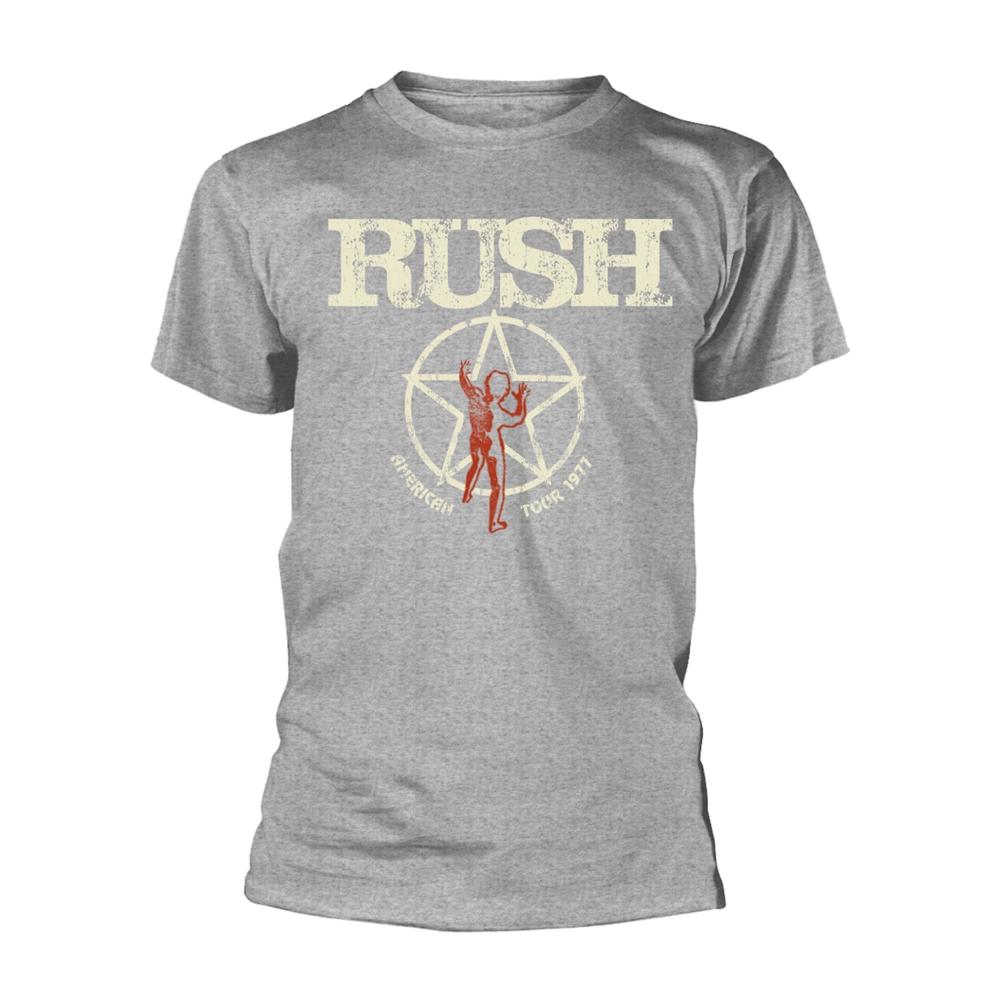 Rush Unisex Adult American Tour 1977 T-Shirt