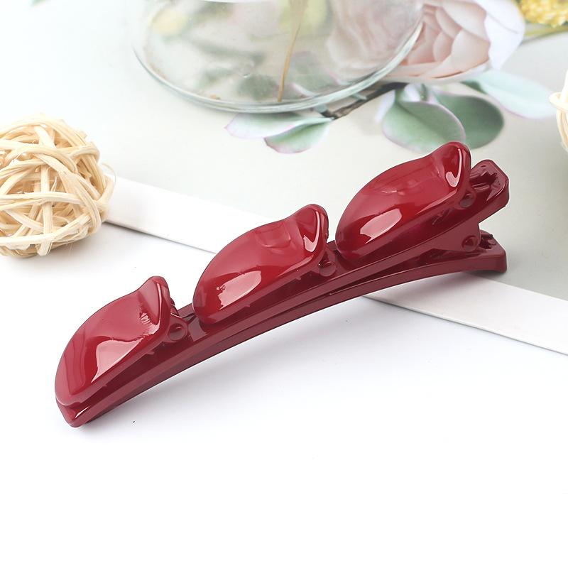 Double Layer Hair Braiding Hairpin Broken Hair Clip Women Girl Bangs Hairpin Korean Fixed Hair Clip Lazy Hair Style Accessories