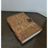 Handmade Leather Journal Diary Celtic Tree of Life Book of Shadow Wicca Vintage