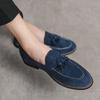 Man Casual Shoe Loafers Leather Shoes for Men Slip-on With Tassels Shipping Free Comfortable Sale New In 2024 Trend Low Price Pu