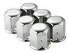 Pa-man Nut Cap, Wheel Nut Cover, 1.6 Inches (41 Mm), 6 Pieces, For Trucks, Mid-Sized Cars, Rear Use, Stainless Steel