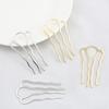 Iron Color-Preserving 4-Tooth Hair Fork Comb for DIY Ancient Style Hanfu Brides