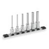 Long Hexagon Socket Set HH406L Drive Angle Contents 6 Items (with Holder) 12.7mm (1/2")