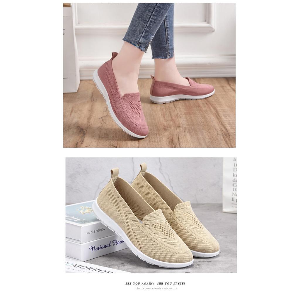 New Women's Cloth Shoes, Casual Breathable Flat Sole Single Shoes, One Foot Soft Soled Shoes, Casual Shoes