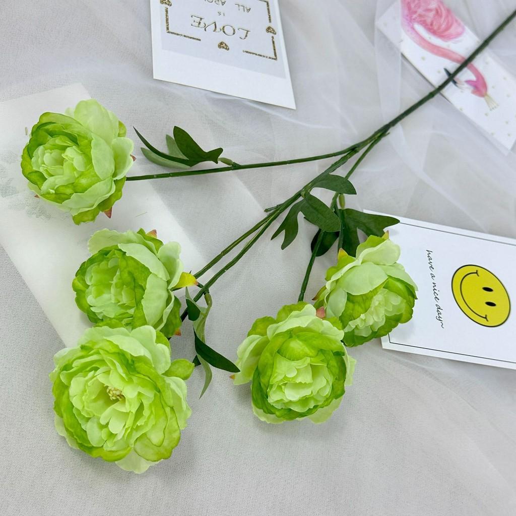 Flower Artificial Peony Wedding Hotel Restaurant Decoration Desktop Ornament