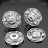 10 Pcs Round Transparent Snap Button Fastener Invisible Snap Button DIY Cardigan Overcoat