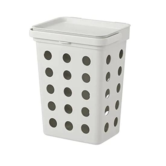 Garbage Bin 10L Light Gray IKEA/IKEA HALLBAR (604.338.83)
