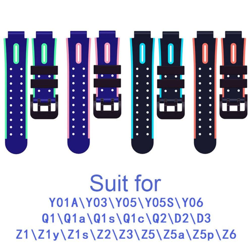 Pin Buckle Silicone Watchband Smartwatch Soft Strap Universal Watch WristBand  Sports